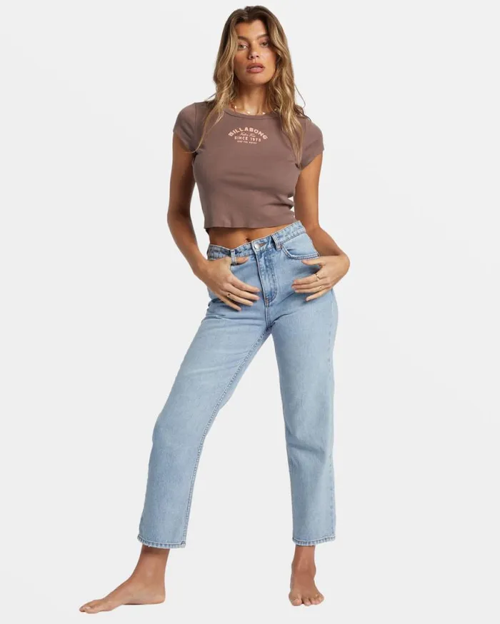 Womens Feelin Free TShirt Kona Billabong Tops