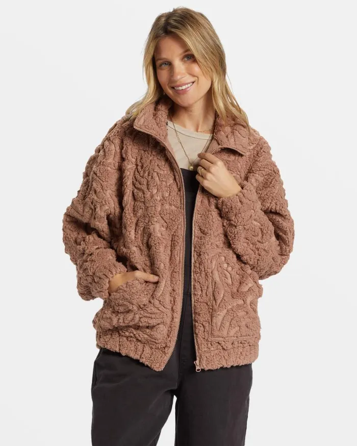 Womens First Light Full Zip Jacket Sweet Earth Billabong Jackets
