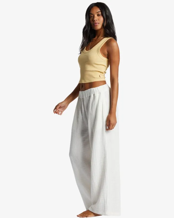 Womens Follow Me Pant 2 Pants Salt Crystal Billabong Jeans and Pants