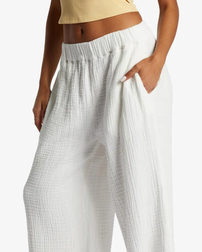 Womens Follow Me Pant 2 Pants Salt Crystal Billabong Jeans and Pants