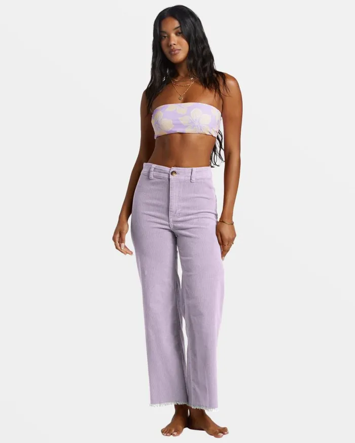 Womens Free Fall WideLeg Corduroy Pants Tulip Billabong Jeans and Pants
