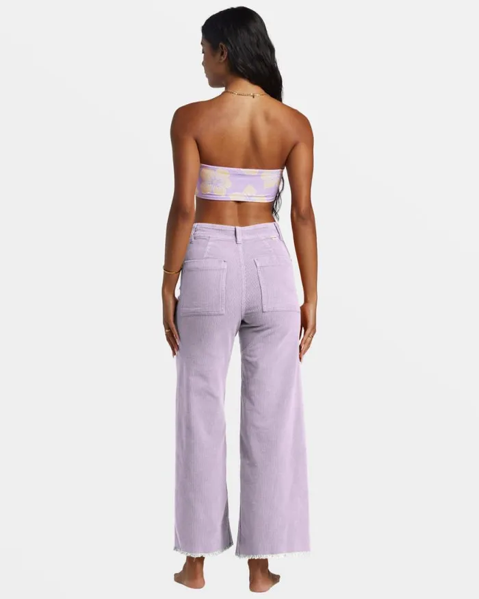 Womens Free Fall WideLeg Corduroy Pants Tulip Billabong Jeans and Pants