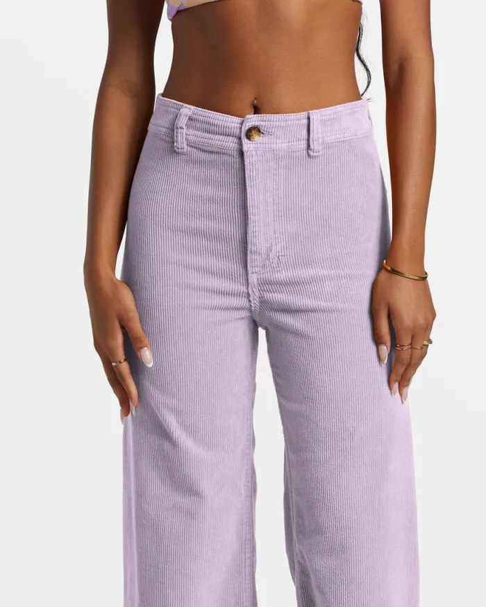 Womens Free Fall WideLeg Corduroy Pants Tulip Billabong Jeans and Pants