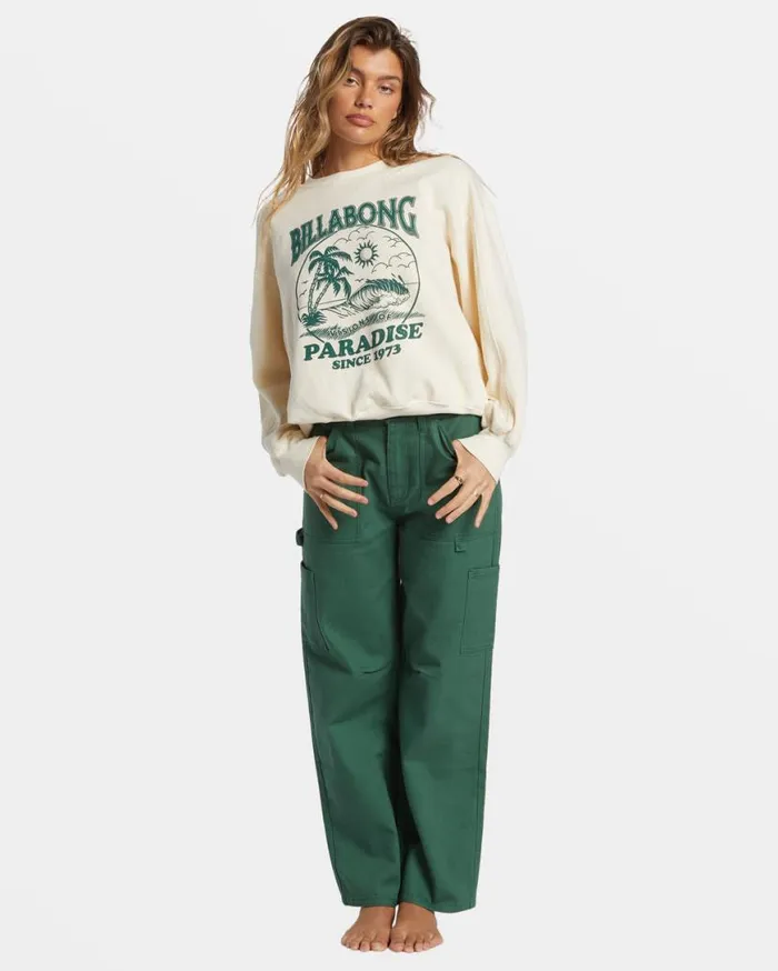 Womens Fresh Take Pullover Sweatshirt White Cap Billabong Sweatshirts and Fleece Womens Fresh Take Pullover Sweatshirt White Cap Billabong Sweatshirts and Fleece