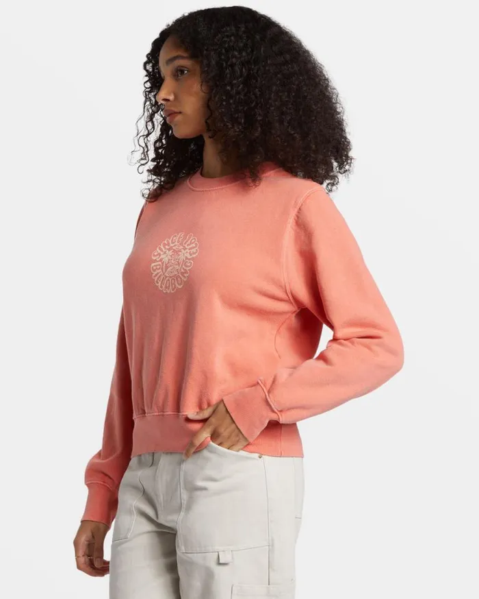 Womens From Paradise Pullover Sweatshirt Papaya Billabong Sweatshirts and Fleece Womens From Paradise Pullover Sweatshirt Papaya Billabong Sweatshirts and Fleece