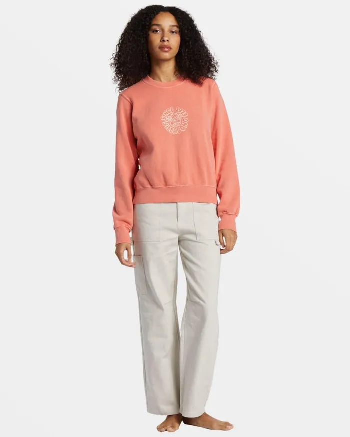 Womens From Paradise Pullover Sweatshirt Papaya Billabong Sweatshirts and Fleece Womens From Paradise Pullover Sweatshirt Papaya Billabong Sweatshirts and Fleece