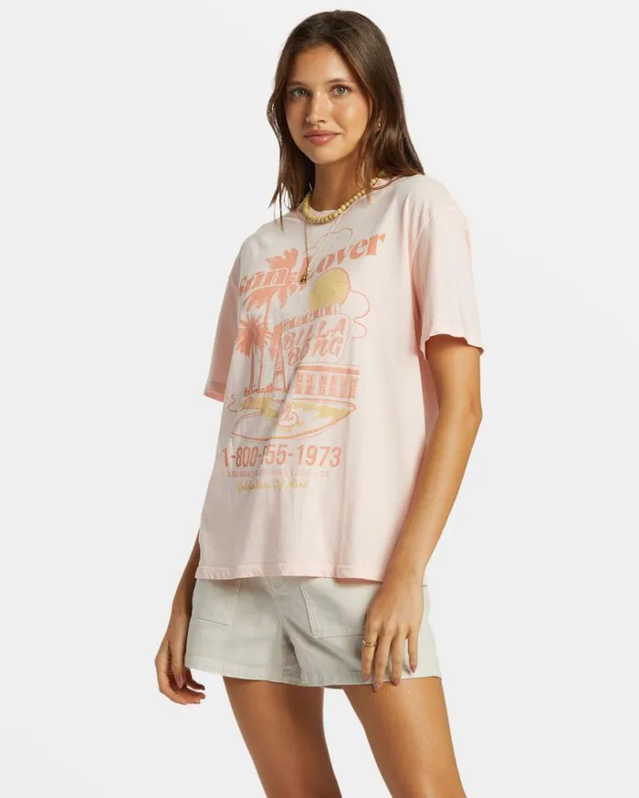 Womens Golden State TShirt Feelin Peachy Billabong Graphic Tees and Tanks