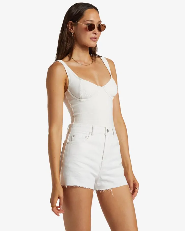 Womens High Tides Short Denim Shorts Salt Crystal Billabong Shorts Womens High Tides Short Denim Shorts Salt Crystal Billabong Shorts