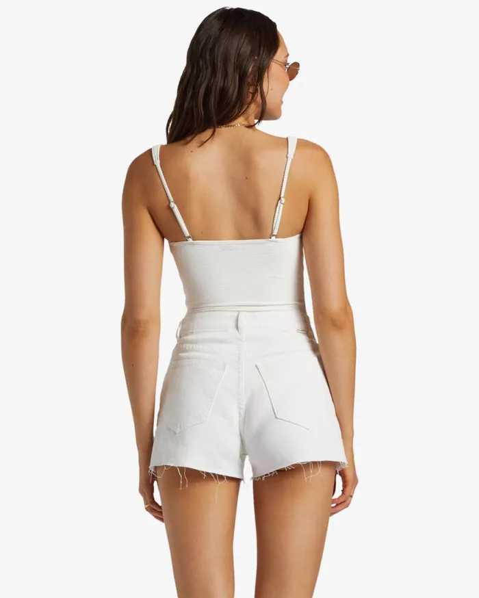 Womens High Tides Short Denim Shorts Salt Crystal Billabong Shorts Womens High Tides Short Denim Shorts Salt Crystal Billabong Shorts