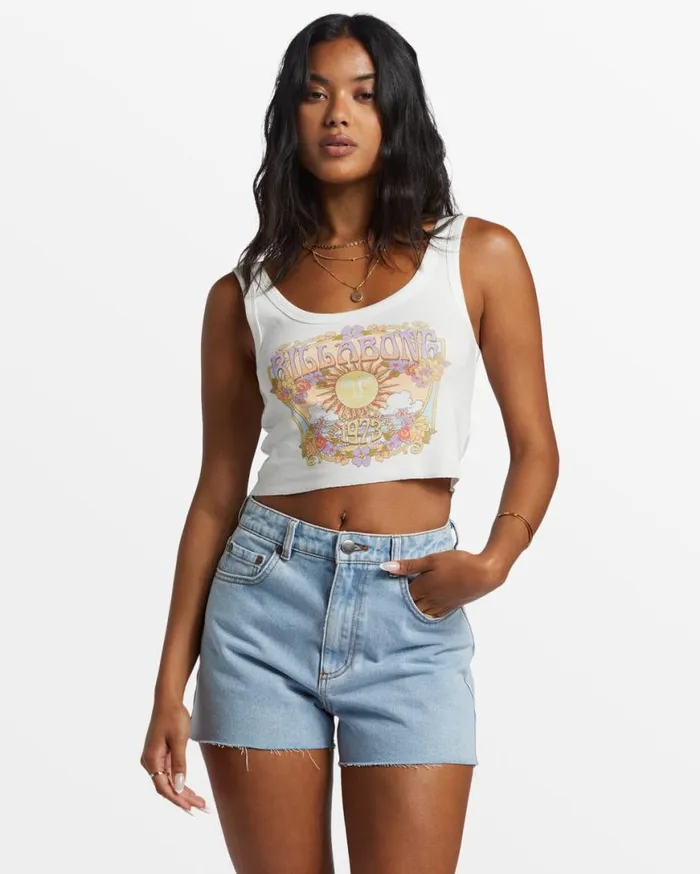 Womens High Tides Short Denim Shorts Soft Indigo Billabong Shorts