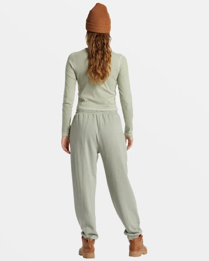 Womens Hike Date Elastic Waist Pants Seagrass Billabong Jeans and Pants
