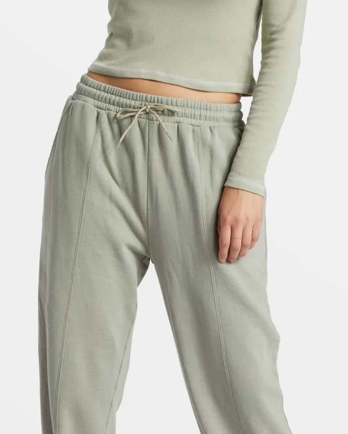 Womens Hike Date Elastic Waist Pants Seagrass Billabong Jeans and Pants