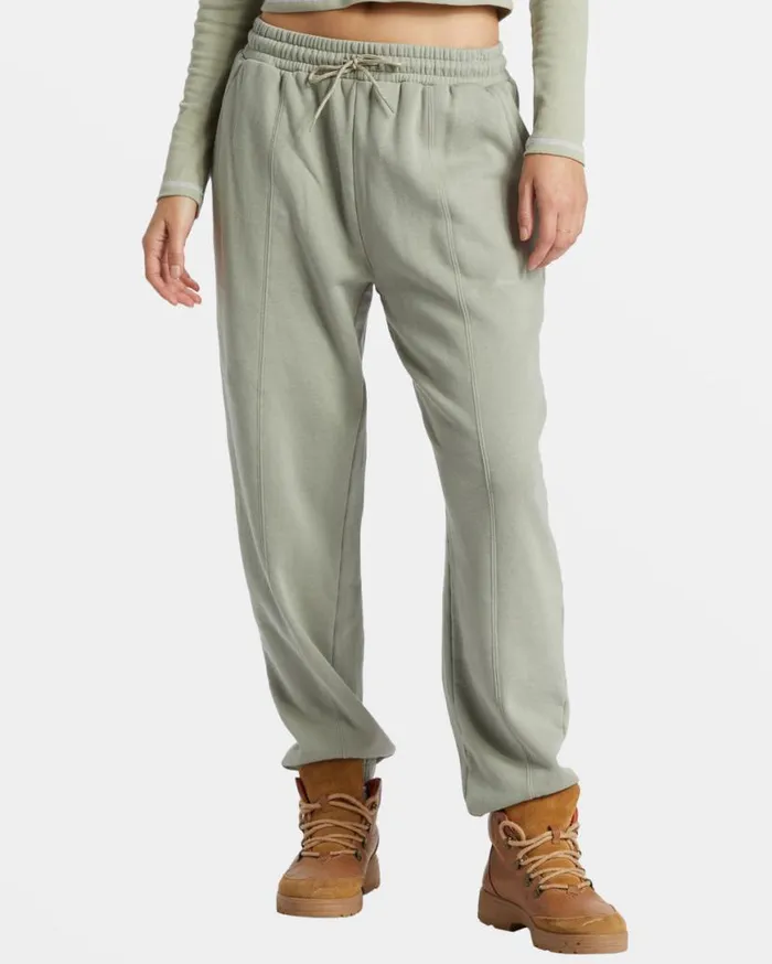 Womens Hike Date Elastic Waist Pants Seagrass Billabong Jeans and Pants