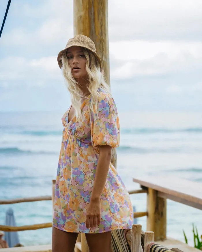 Womens Holiday Hat Bucket Hat Whiskey Billabong Hats and Beanies