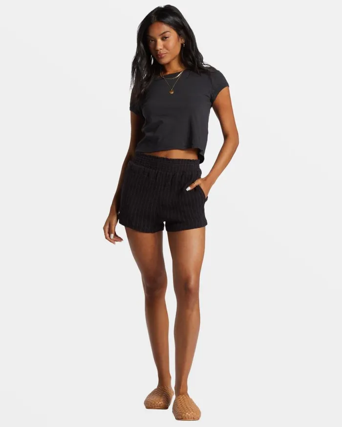 Womens In The Waves Short Black Sands Billabong Shorts Womens In The Waves Short Black Sands Billabong Shorts