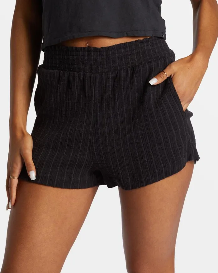Womens In The Waves Short Black Sands Billabong Shorts Womens In The Waves Short Black Sands Billabong Shorts