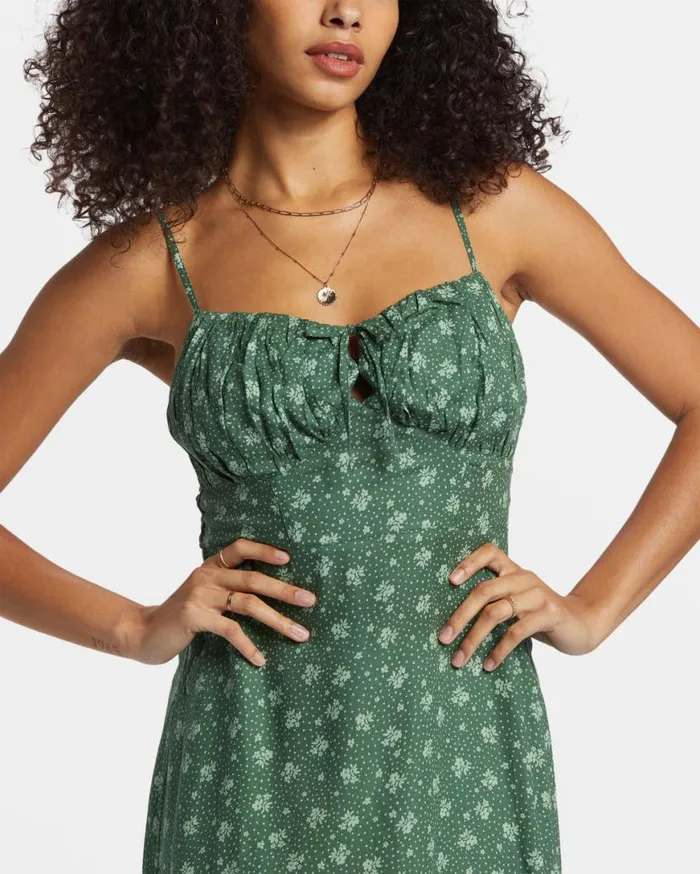 Womens Island Calling Mini Dress Emerald Bay Billabong Dresses