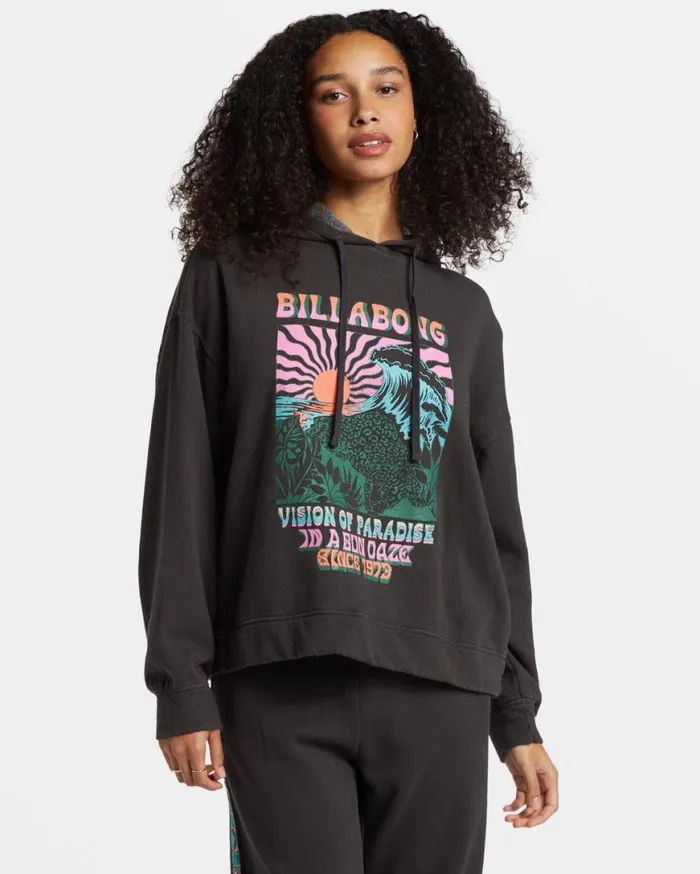 Womens Keep It Up Pullover Hoodie Black Sands Billabong Sweatshirts and Fleece Womens Keep It Up Pullover Hoodie Black Sands Billabong Sweatshirts and Fleece