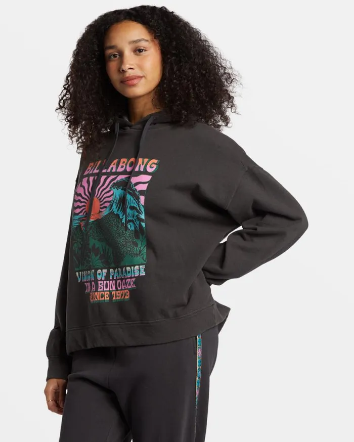 Womens Keep It Up Pullover Hoodie Black Sands Billabong Sweatshirts and Fleece Womens Keep It Up Pullover Hoodie Black Sands Billabong Sweatshirts and Fleece
