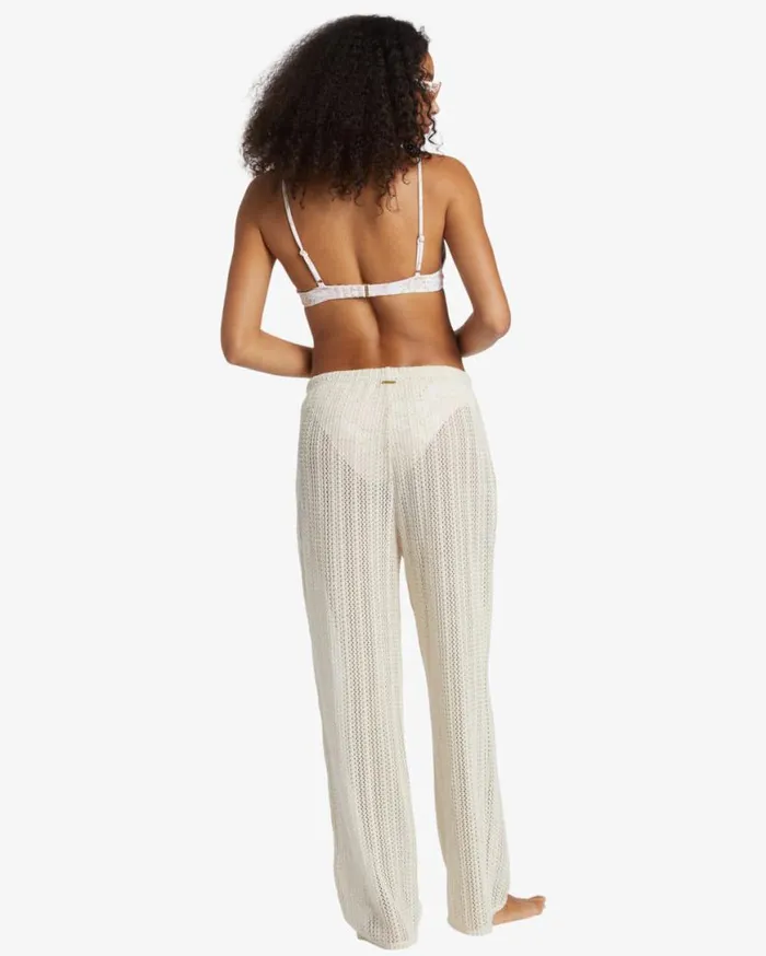 Womens Largo Beach Pant Cover Up Salt Crystal Billabong Jeans and Pants Womens Largo Beach Pant Cover Up Salt Crystal Billabong Jeans and Pants
