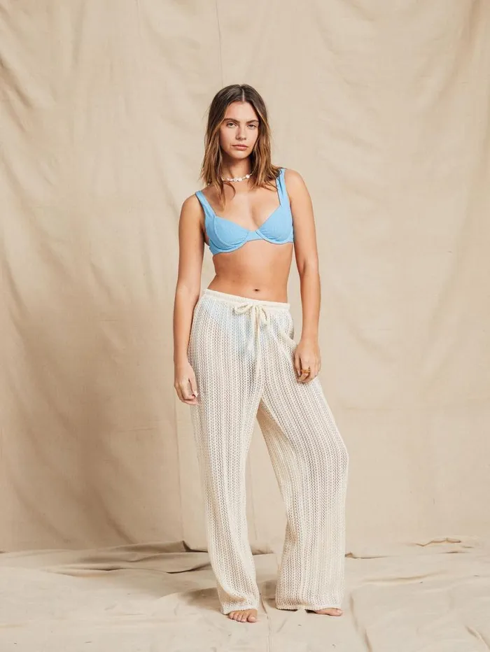 Womens Largo Beach Pant Cover Up Salt Crystal Billabong Jeans and Pants Womens Largo Beach Pant Cover Up Salt Crystal Billabong Jeans and Pants