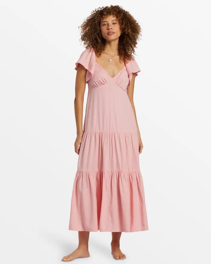 Womens Last Light Dress Sandstorm Billabong Dresses