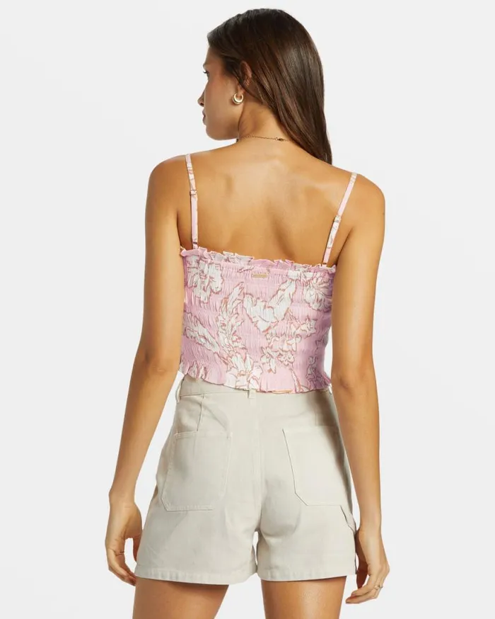Womens Last Rays Crop Top Feelin Peachy Billabong Tops Womens Last Rays Crop Top Feelin Peachy Billabong Tops