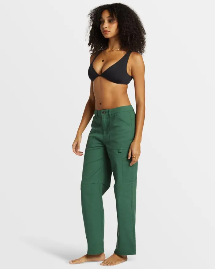 Womens Leia Cargo Pants Emerald Bay Billabong Jeans and Pants Womens Leia Cargo Pants Emerald Bay Billabong Jeans and Pants