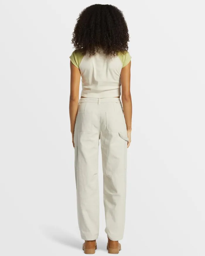 Womens Leia Cargo Pants Moonlight Billabong Jeans and Pants Womens Leia Cargo Pants Moonlight Billabong Jeans and Pants