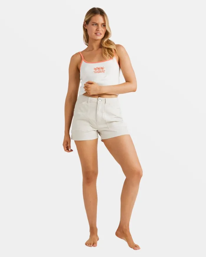 Womens Leia Denim Shorts Moonlight Billabong Shorts Womens Leia Denim Shorts Moonlight Billabong Shorts