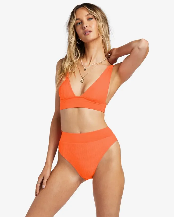 Womens Lined Up Rise Bikini Bottoms Poppin Peach Billabong Bikini Bottoms Womens Lined Up Rise Bikini Bottoms Poppin Peach Billabong Bikini Bottoms
