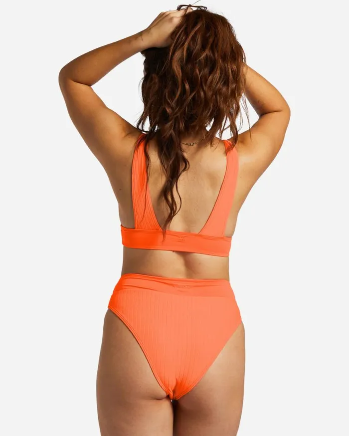 Womens Lined Up Rise Bikini Bottoms Poppin Peach Billabong Bikini Bottoms Womens Lined Up Rise Bikini Bottoms Poppin Peach Billabong Bikini Bottoms