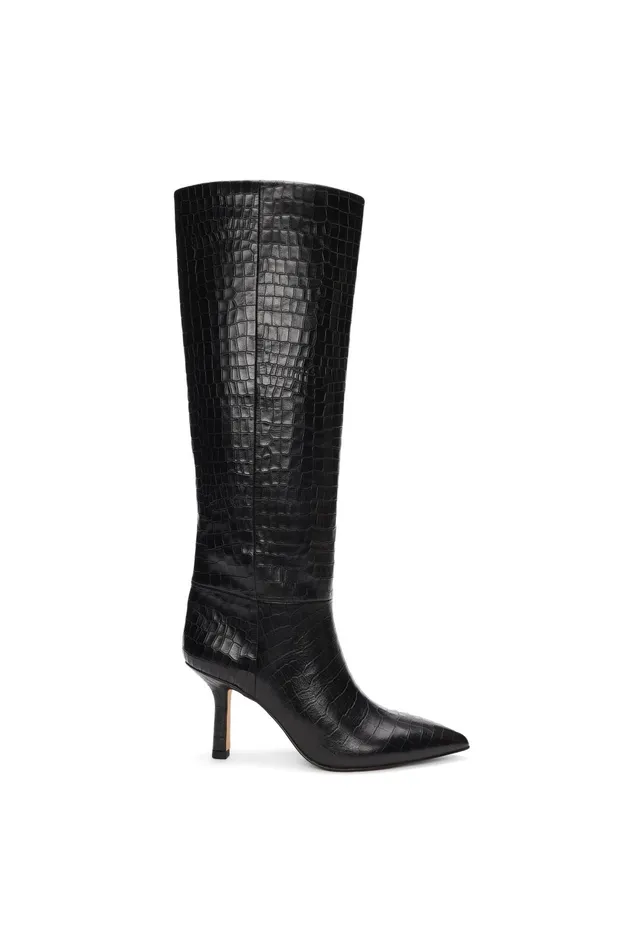 Womens Liverpool Los Angeles Boots BRYN MAX CALF TWOTONE LEATHER BOOT Black