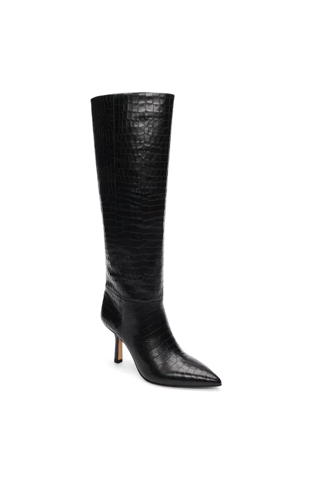 Womens Liverpool Los Angeles Boots BRYN MAX CALF TWOTONE LEATHER BOOT Black