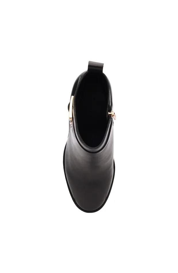 Womens Liverpool Los Angeles Boots ENCINO BOOTIE WITH ANKLE STRAP Black