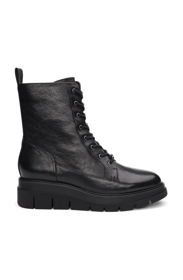 Womens Liverpool Los Angeles Boots REDLANDS LACE UP BOOTIE Black