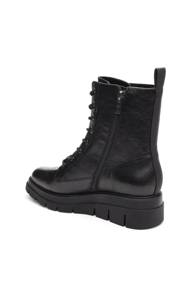 Womens Liverpool Los Angeles Boots REDLANDS LACE UP BOOTIE Black