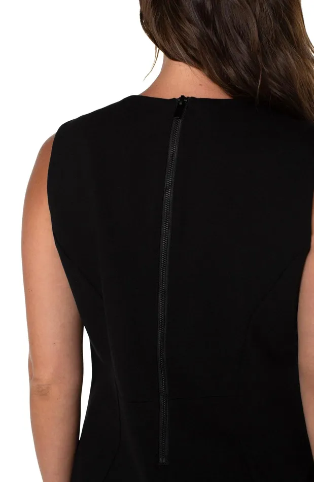 Womens Liverpool Los Angeles Dresses SLEEVELESS SHEATH DRESS Black