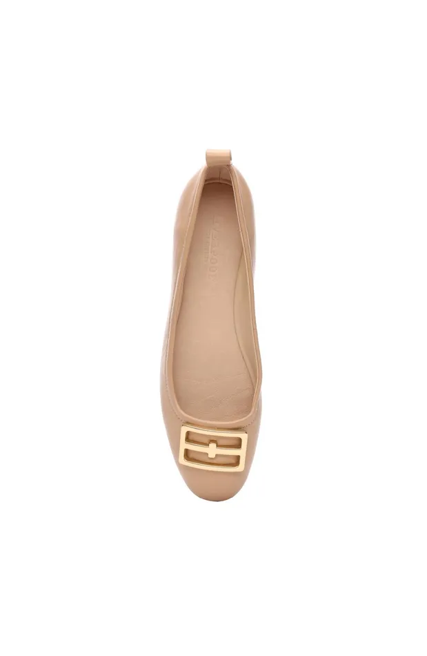 Womens Liverpool Los Angeles Flats FONTANA FLATS WITH ICON Nude