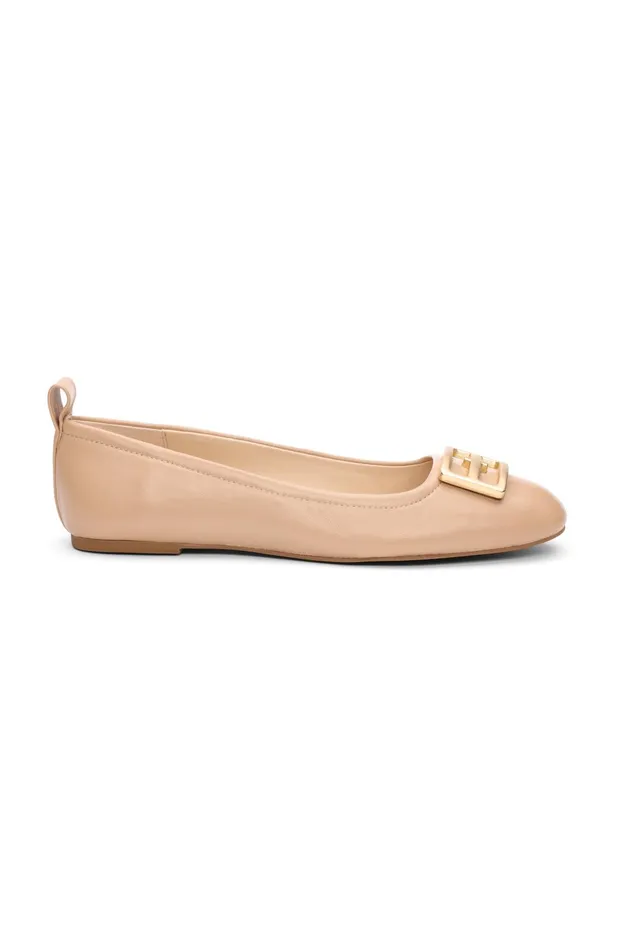 Womens Liverpool Los Angeles Flats FONTANA FLATS WITH ICON Nude
