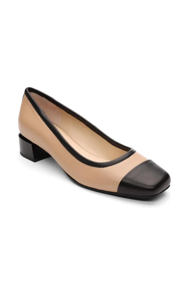 Womens Liverpool Los Angeles Flats IRVINE ROUNDED TOE SLIP ON WITH BLOCK HEEL Nude Black Womens Liverpool Los Angeles Flats IRVINE ROUNDED TOE SLIP ON WITH BLOCK HEEL Nude Black