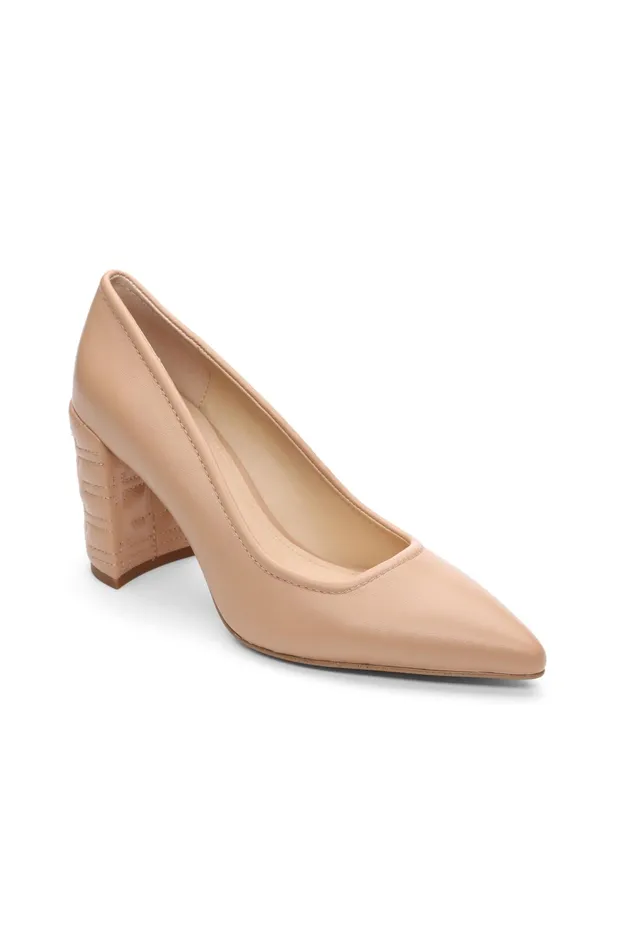 Womens Liverpool Los Angeles Heels BOULEVARD ICON BLOCK PUMP Nude
