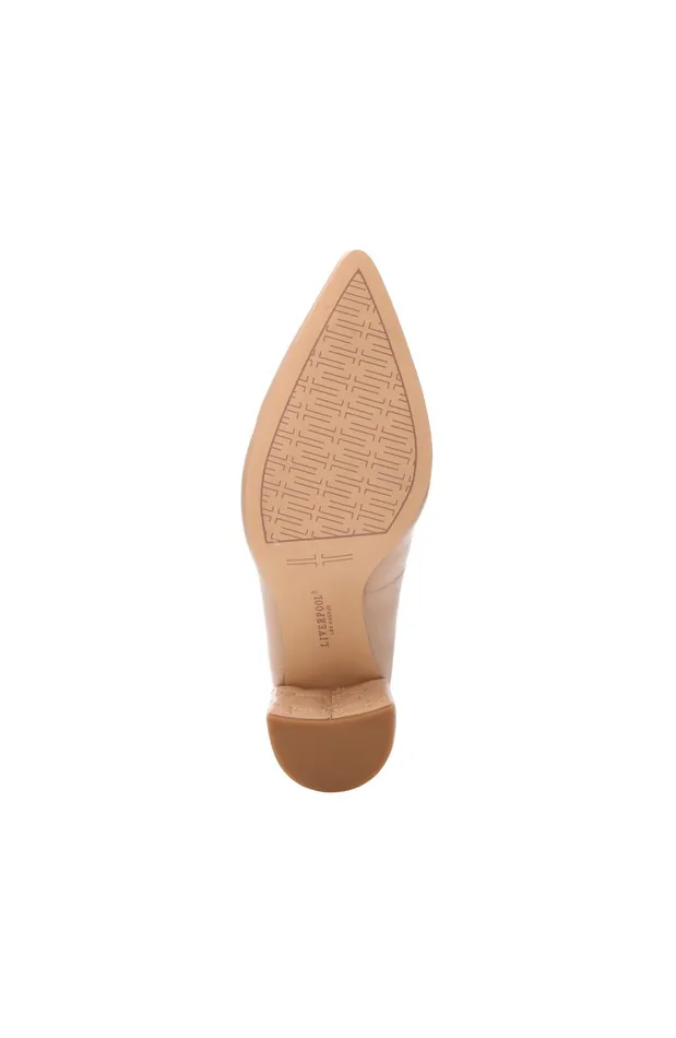 Womens Liverpool Los Angeles Heels BOULEVARD ICON BLOCK PUMP Nude