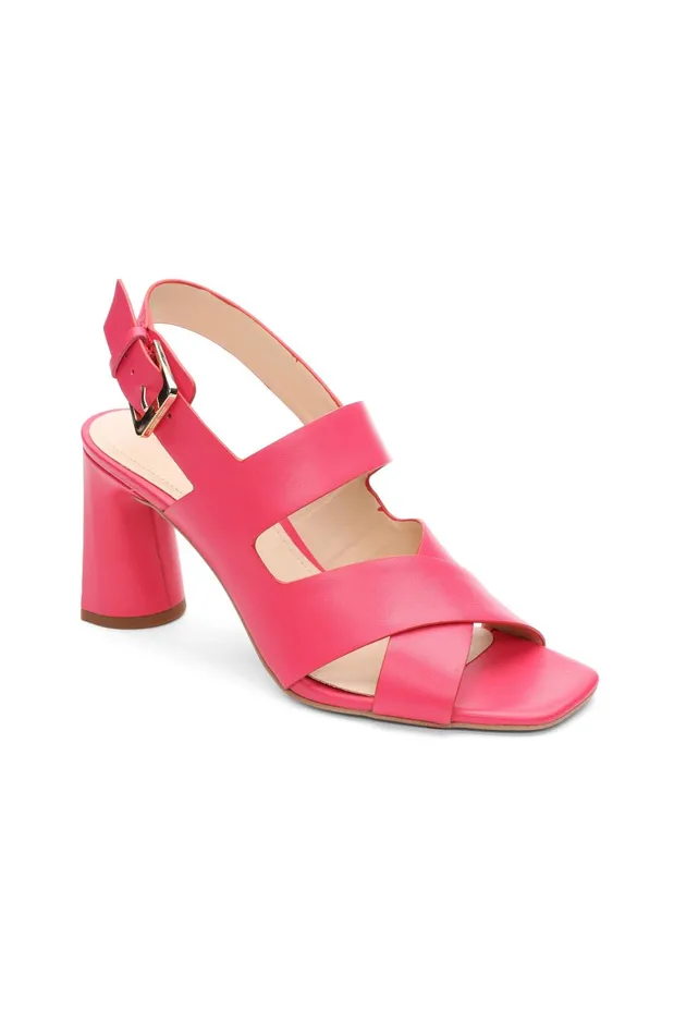 Womens Liverpool Los Angeles Heels PARAMOUNT CROSS STRAP HEEL Pink Punch