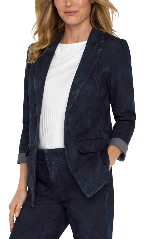 Womens Liverpool Los Angeles Jackets BOYFRIEND BLAZER Shadow Floral