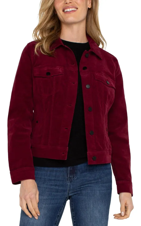 Womens Liverpool Los Angeles Jackets CLASSIC JACKET Ruby