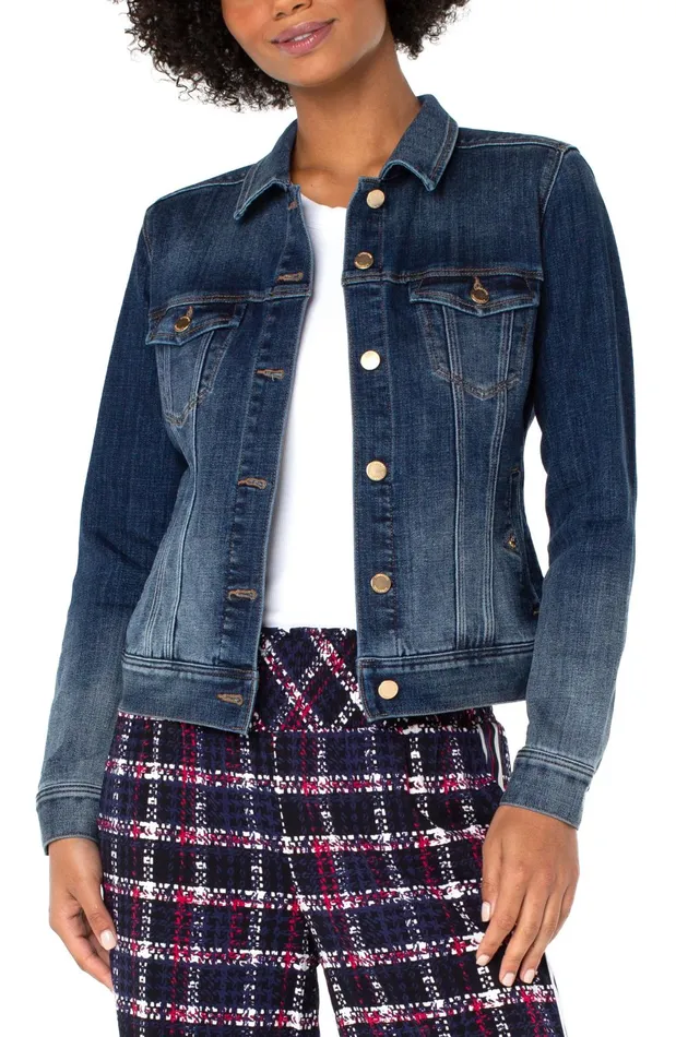 Womens Liverpool Los Angeles Jackets CLASSIC JEAN JACKET Glenrock