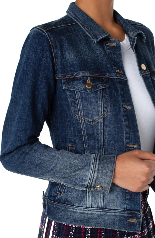 Womens Liverpool Los Angeles Jackets CLASSIC JEAN JACKET Glenrock