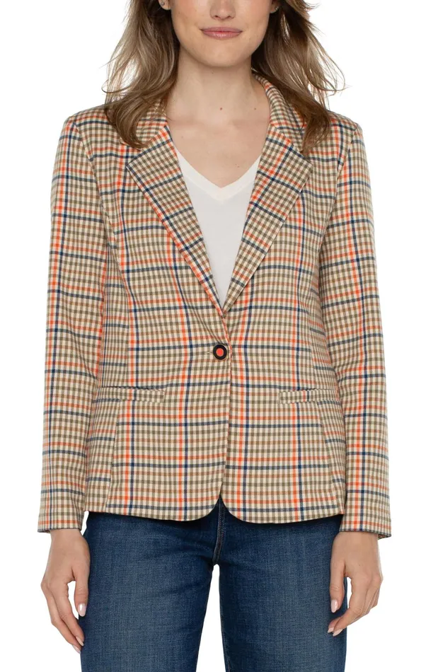 Womens Liverpool Los Angeles Jackets FITTED BLAZER Lava Flow Multi