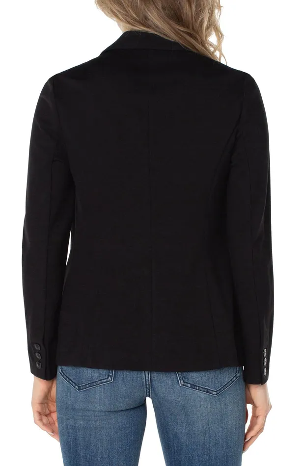 Womens Liverpool Los Angeles Jackets FITTED BLAZER SUPER STRETCH Black